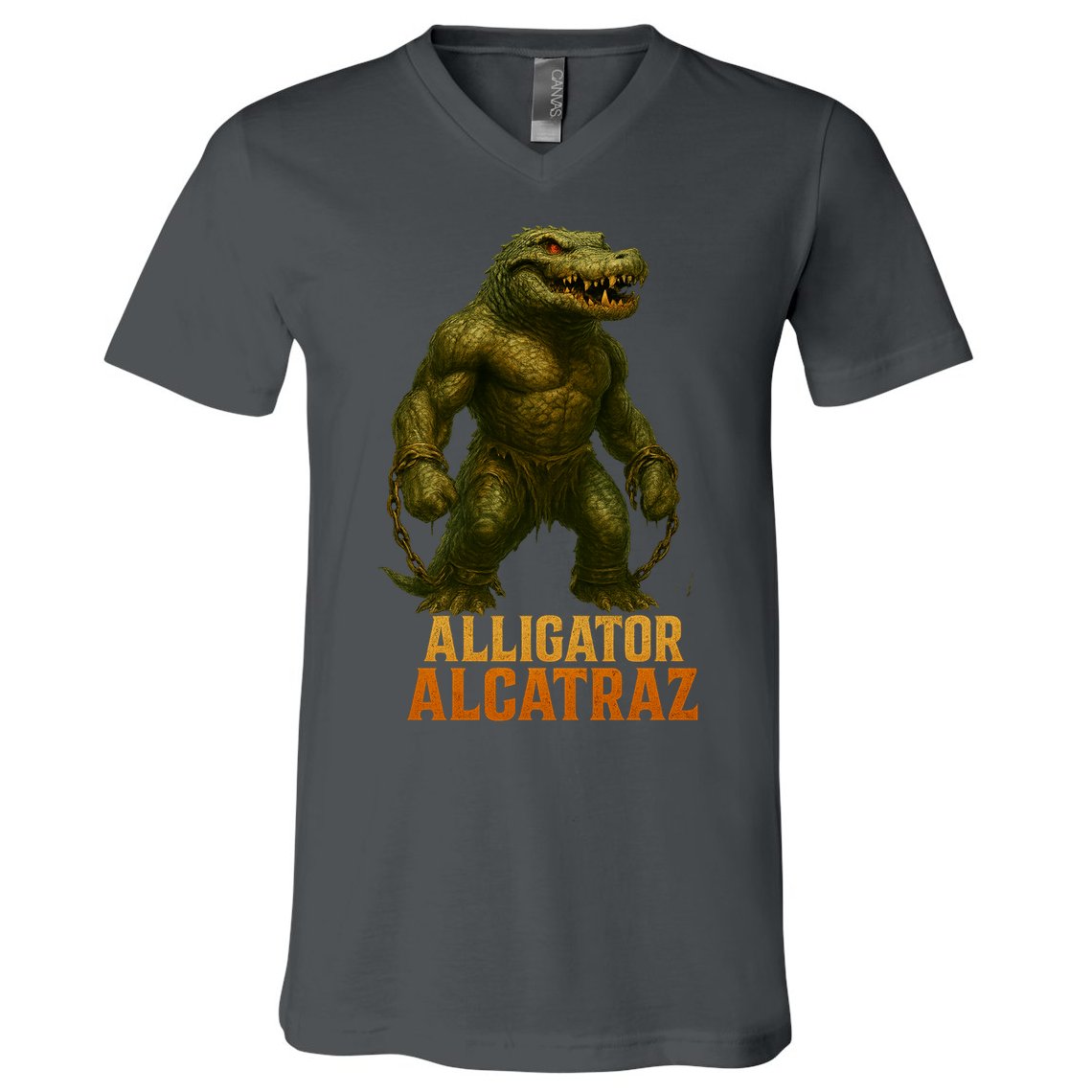 Alligator Alcatraz Epic V-Neck T-Shirt