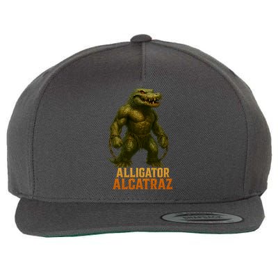 Alligator Alcatraz Epic Wool Snapback Cap