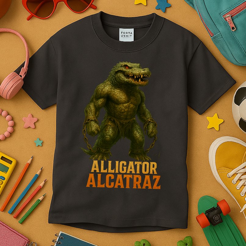 Alligator Alcatraz Epic Kids T-Shirt