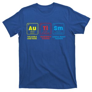 Autism Awareness Elets Periodic Table Support Autism Cute Gift T-Shirt