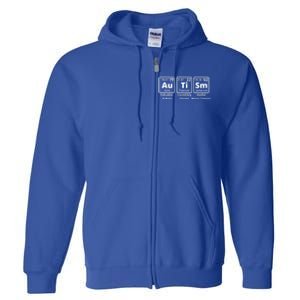 Autism Awareness Elets Periodic Table Asd Gift Full Zip Hoodie