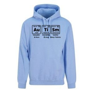 Autism Awareness Elets Periodic Table Asd Gift Unisex Surf Hoodie