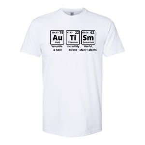 Autism Awareness Elets Periodic Table Asd Gift Softstyle CVC T-Shirt