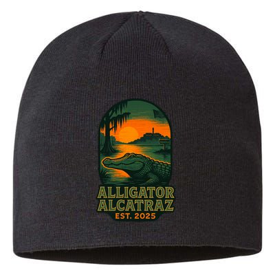 Alligator Alcatraz Est 2025 Sustainable Beanie