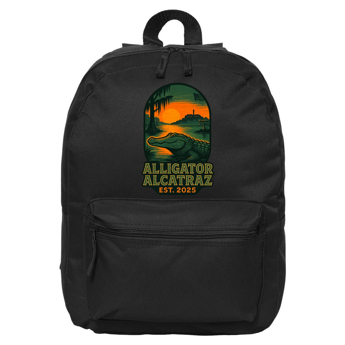 Alligator Alcatraz Est 2025 16 in Basic Backpack