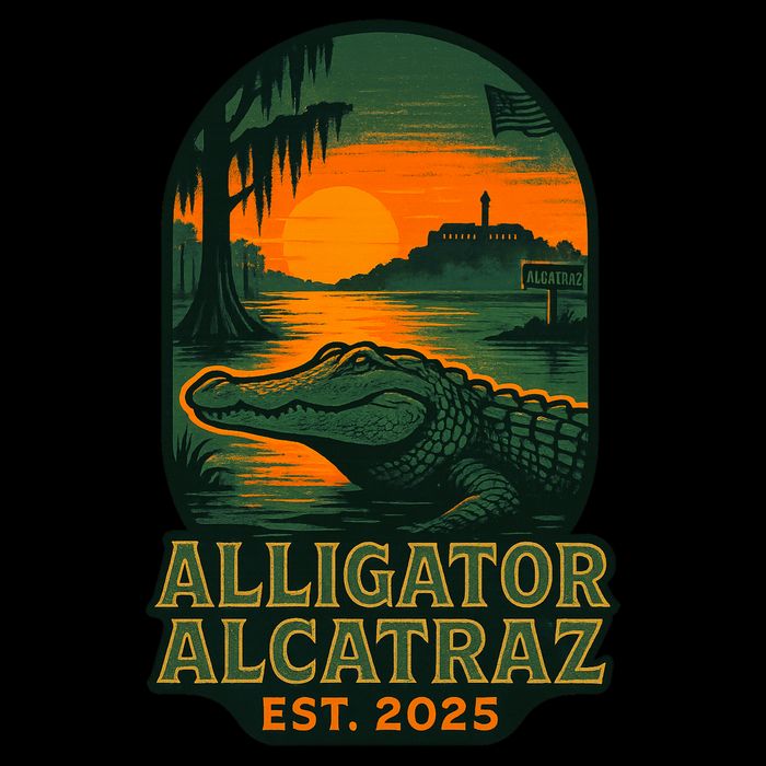 Alligator Alcatraz Est 2025 16 in Basic Backpack