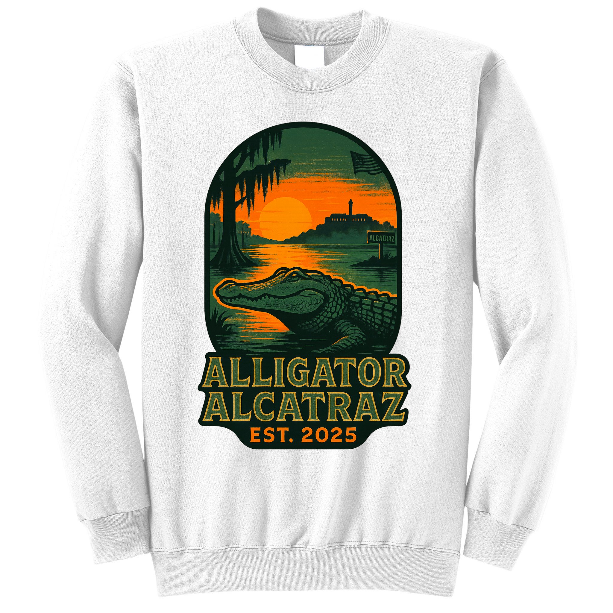 Alligator Alcatraz Est 2025 Sweatshirt