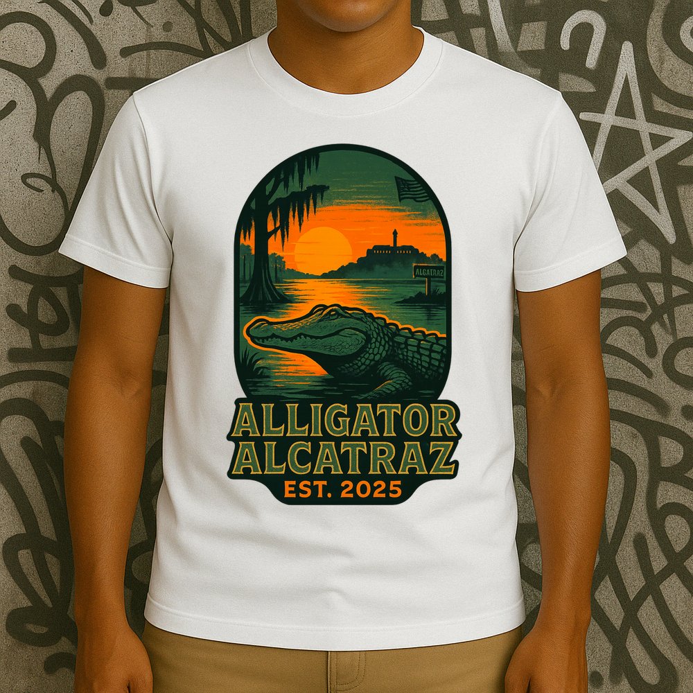 Alligator Alcatraz Est 2025 T-Shirt
