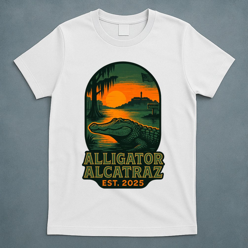 Alligator Alcatraz Est 2025 T-Shirt