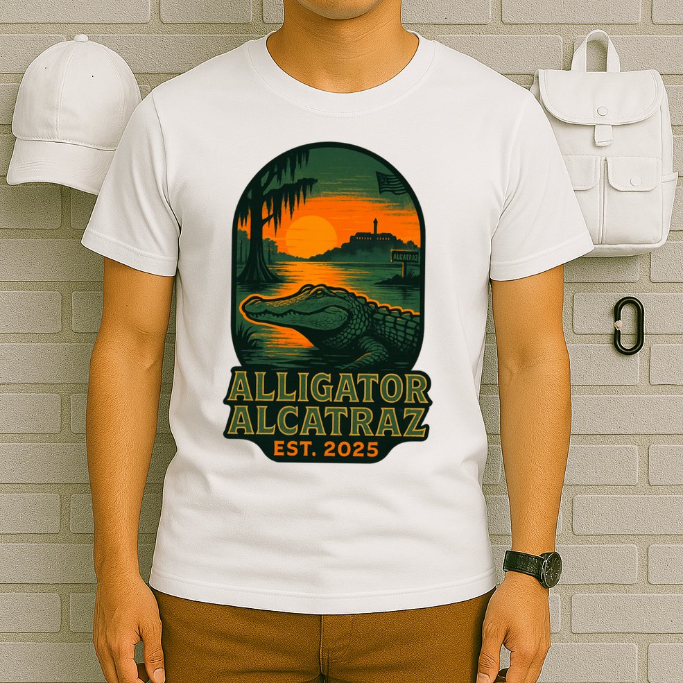 Alligator Alcatraz Est 2025 T-Shirt