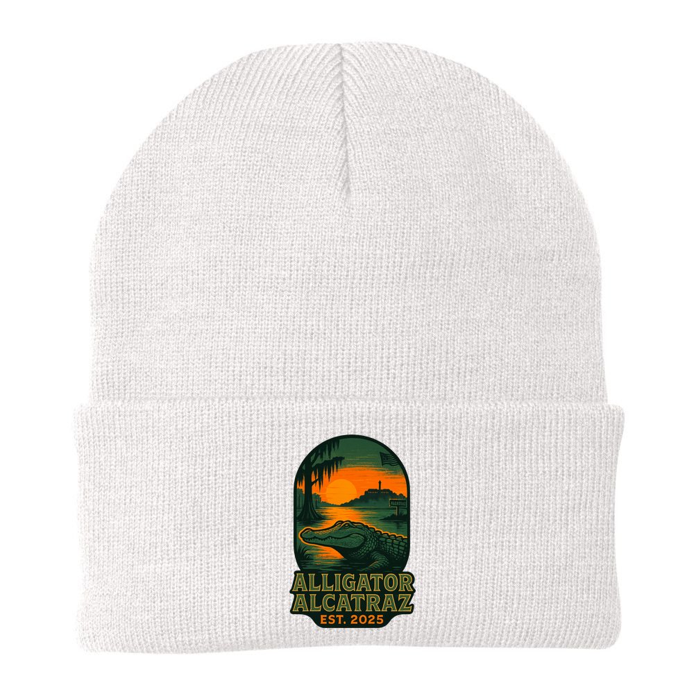 Alligator Alcatraz Est 2025 Beanie