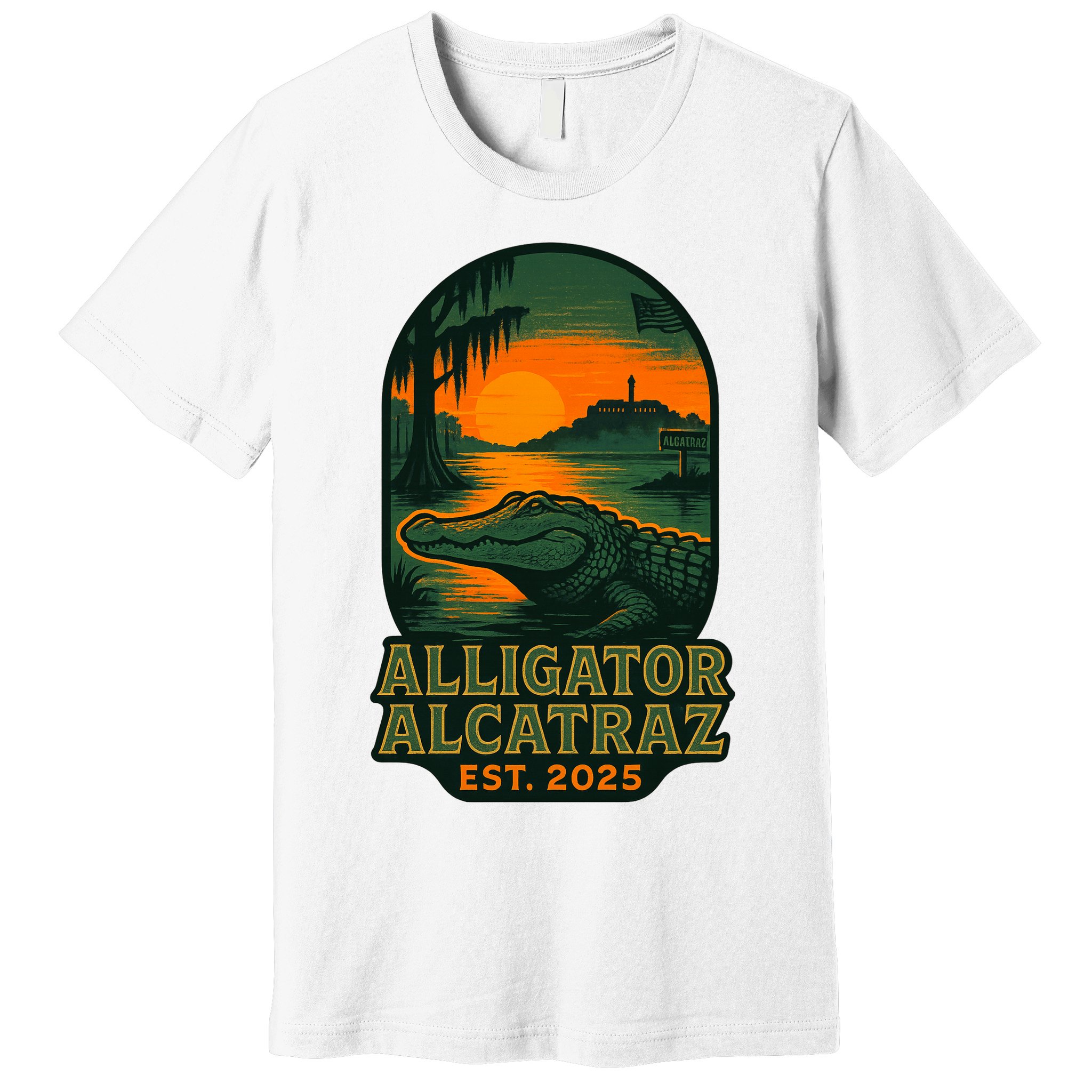 Alligator Alcatraz Est 2025 Premium T-Shirt