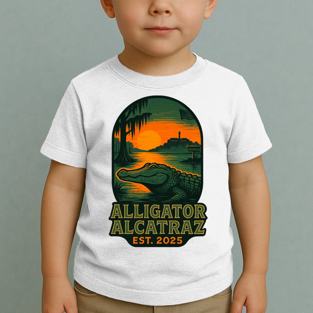 Alligator Alcatraz Est 2025 Toddler T-Shirt