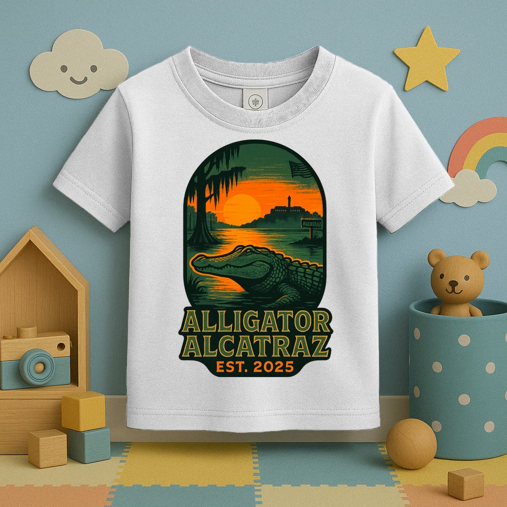 Alligator Alcatraz Est 2025 Toddler T-Shirt