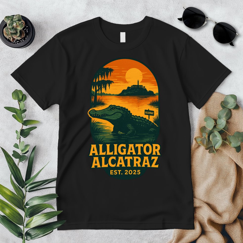 Alligator Alcatraz Established 2025 Gator Swamp Premium T-Shirt