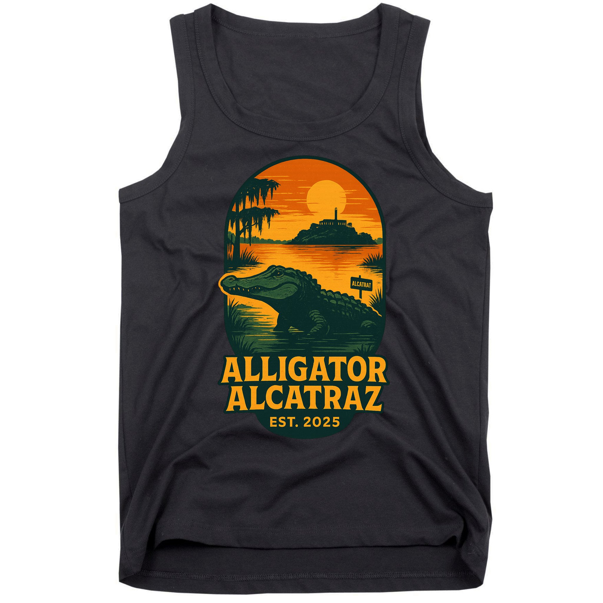 Alligator Alcatraz Established 2025 Gator Swamp Tank Top