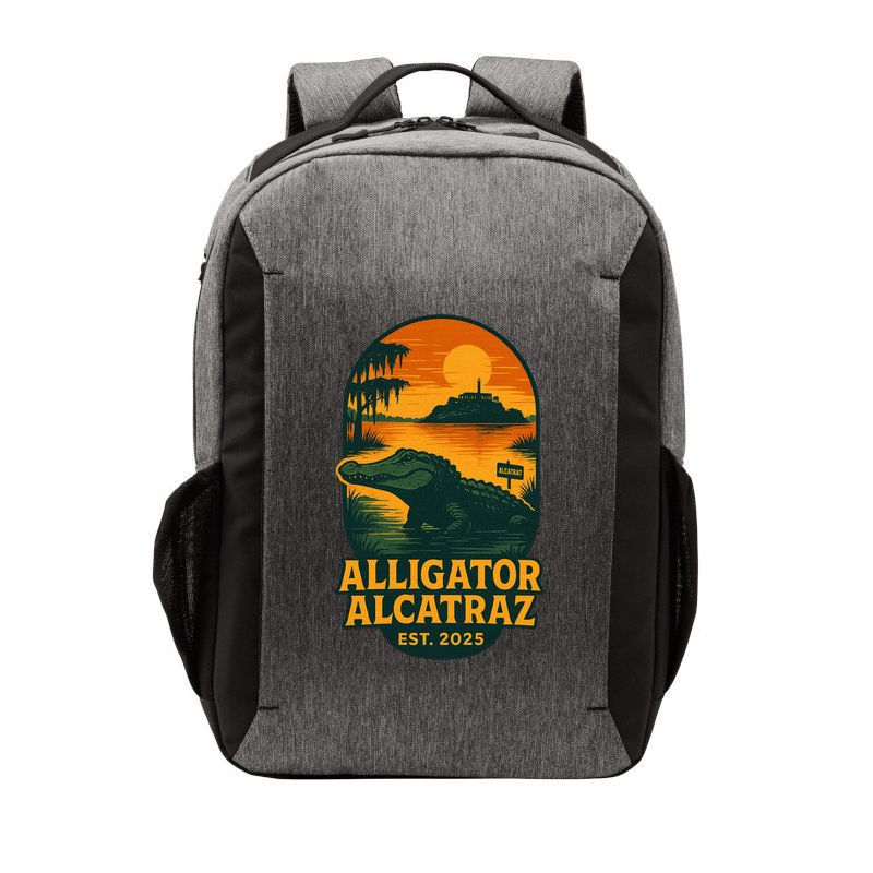 Alligator Alcatraz Established 2025 Gator Swamp Vector Backpack