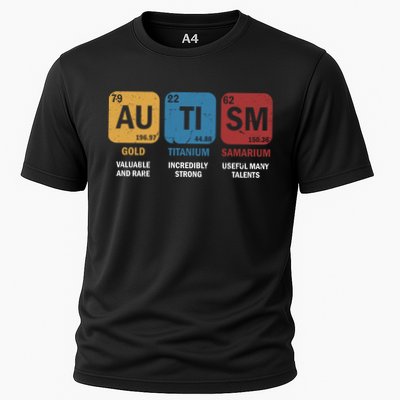 Autism Awareness Elets Periodic Table Asd Chemistry Gift Performance Shirt