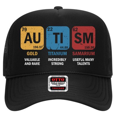 Autism Awareness Elets Periodic Table Asd Chemistry Gift Trucker Hat