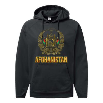 AFG Afghanistan Emblem Performance Fleece Hoodie