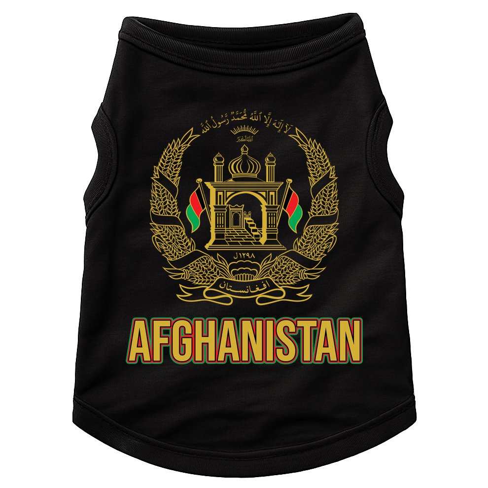 AFG Afghanistan Emblem Doggie Tank