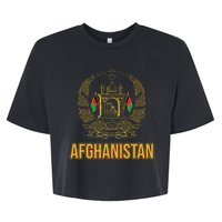 AFG Afghanistan Emblem Bella+Canvas Jersey Crop Tee