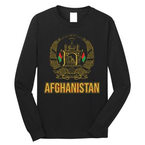 AFG Afghanistan Emblem Long Sleeve Shirt