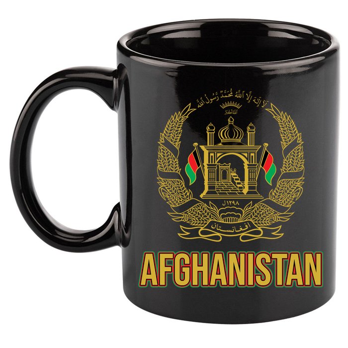 AFG Afghanistan Emblem 11oz C Handle Ceramic Mug