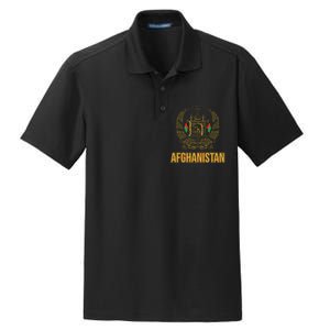 AFG Afghanistan Emblem Dry Zone Grid Polo