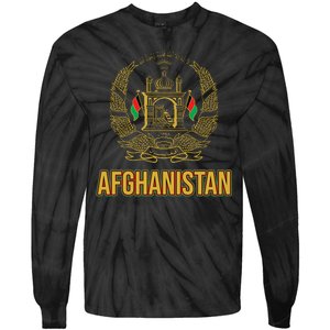 AFG Afghanistan Emblem Tie-Dye Long Sleeve Shirt