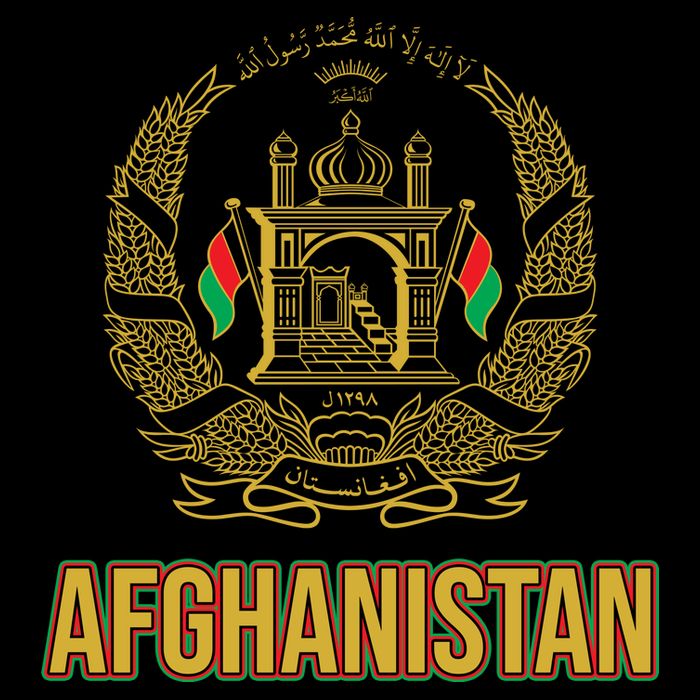 AFG Afghanistan Emblem Zip Tote Bag