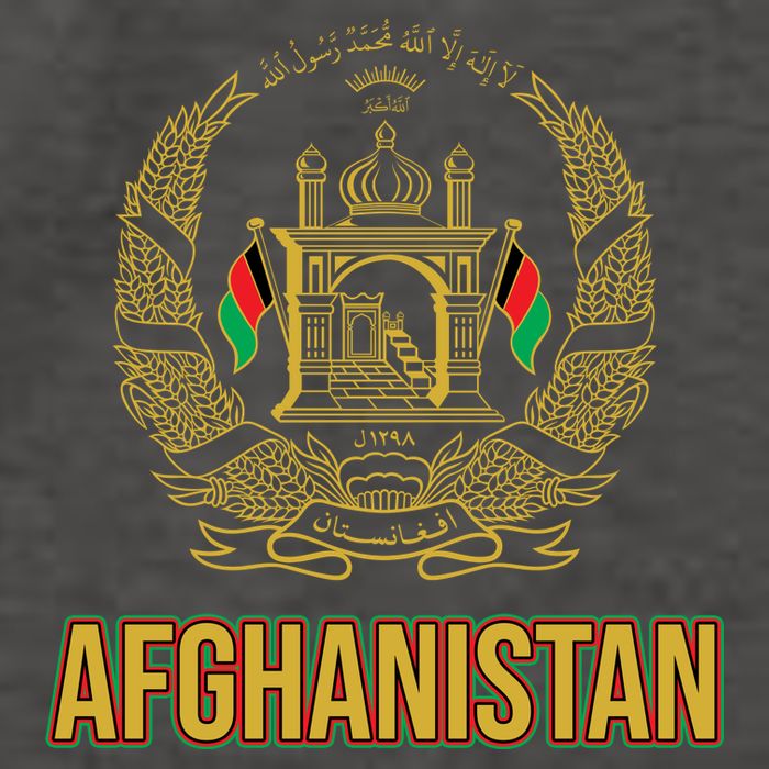 AFG Afghanistan Emblem Vector Backpack