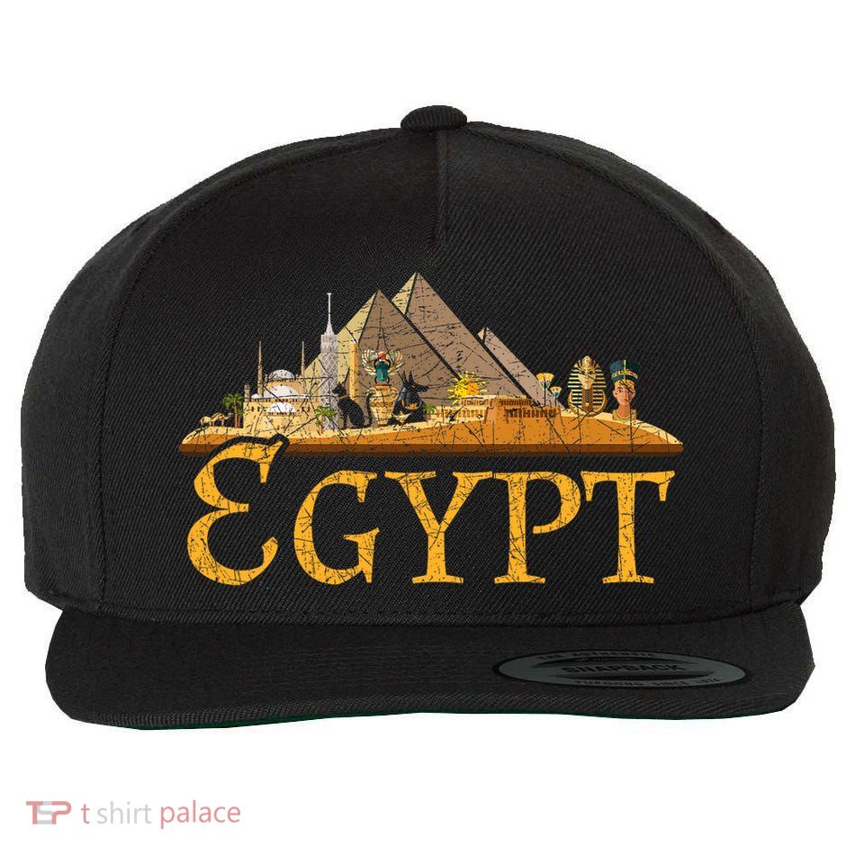 Africa Ancient Egyptian Pyramids Egypt Wool Snapback Cap