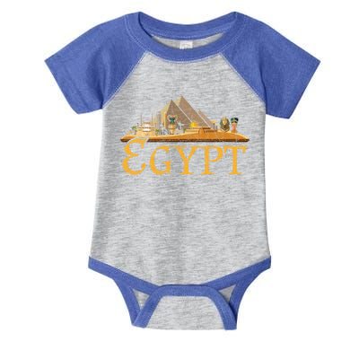 Africa Ancient Egyptian Pyramids Egypt Infant Baby Jersey Bodysuit