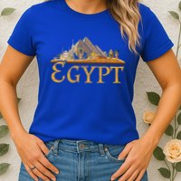 Africa Ancient Egyptian Pyramids Egypt Womens T-Shirt