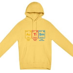 Autism Awareness Elets Periodic Table Asd Cute Gift Premium Pullover Hoodie