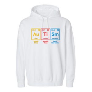 Autism Awareness Elets Periodic Table Asd Cute Gift Garment-Dyed Fleece Hoodie