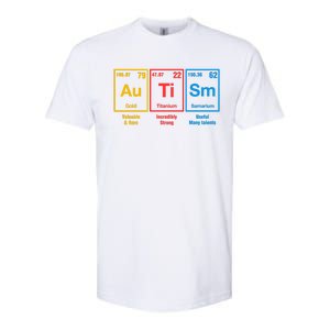 Autism Awareness Elets Periodic Table Asd Cute Gift Softstyle CVC T-Shirt