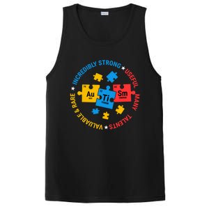 Autism Awareness Elets Periodic Table Asd Meaningful Gift PosiCharge Competitor Tank