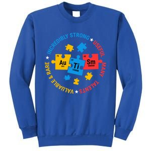 Autism Awareness Elets Periodic Table Asd Meaningful Gift Sweatshirt