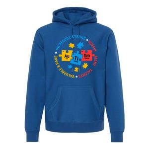 Autism Awareness Elets Periodic Table Asd Meaningful Gift Premium Hoodie