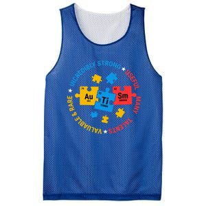 Autism Awareness Elets Periodic Table Asd Meaningful Gift Mesh Reversible Basketball Jersey Tank