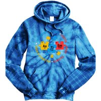 Autism Awareness Elets Periodic Table Asd Meaningful Gift Tie Dye Hoodie