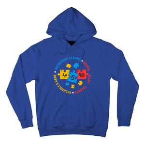 Autism Awareness Elets Periodic Table Asd Meaningful Gift Tall Hoodie