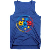 Autism Awareness Elets Periodic Table Asd Meaningful Gift Tank Top