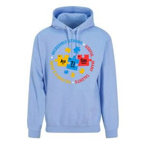 Autism Awareness Elets Periodic Table Asd Meaningful Gift Unisex Surf Hoodie