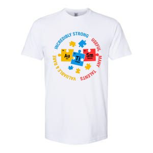 Autism Awareness Elets Periodic Table Asd Meaningful Gift Softstyle CVC T-Shirt