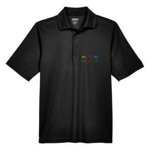 Autism Awareness Elements Periodic Table Asd Men's Origin Performance Pique Polo