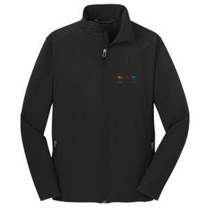 Autism Awareness Elements Periodic Table Asd Core Soft Shell Jacket