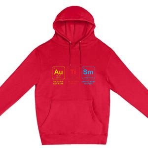 Autism Awareness Elements Periodic Table Asd Premium Pullover Hoodie